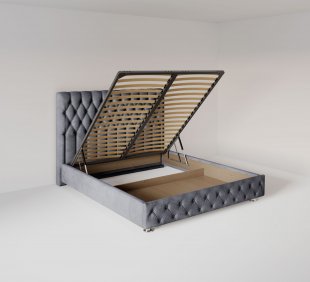 Кровать Версаль 1.4 м с подъемным механизмом в Троицке - troick.magazinmebel.ru | фото - изображение 4