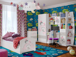 Детская комната Юниор-2 Принцесса 1 в Троицке - troick.magazinmebel.ru | фото