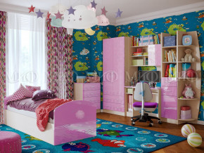 Детская комната Юниор-2 Сиреневый металлик в Троицке - troick.magazinmebel.ru | фото - изображение 1