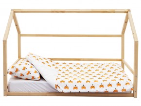 Детская кровать-домик Монтессори Svogen натура в Троицке - troick.magazinmebel.ru | фото - изображение 2