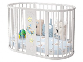 Детская кроватка белая Эстель в Троицке - troick.magazinmebel.ru | фото