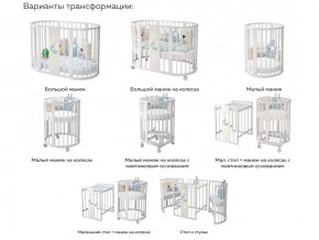 Детская кроватка белая Эстель в Троицке - troick.magazinmebel.ru | фото - изображение 2
