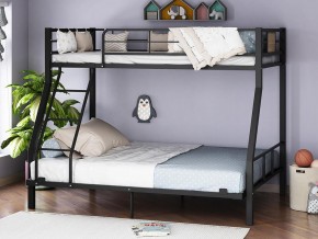 Двухъярусная кровать Гранада-1 140 черный в Троицке - troick.magazinmebel.ru | фото