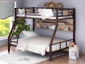 Двухъярусная кровать Гранада-1П коричневый в Троицке - troick.magazinmebel.ru | фото - изображение 1