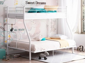 Двухъярусная кровать Гранада-3 140 белый в Троицке - troick.magazinmebel.ru | фото - изображение 1