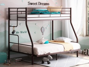 Двухъярусная кровать Гранада-3 140 коричневый в Троицке - troick.magazinmebel.ru | фото