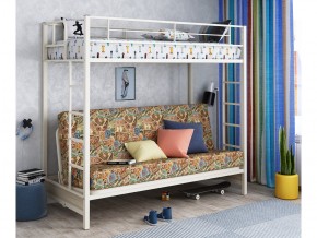 Двухъярусная кровать с диваном Мадлен Слоновая кость-марки в Троицке - troick.magazinmebel.ru | фото