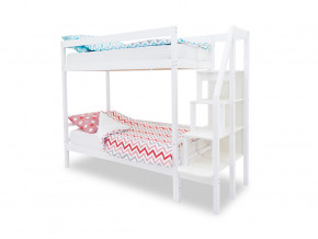 Двухъярусная кровать Svogen белый в Троицке - troick.magazinmebel.ru | фото - изображение 1