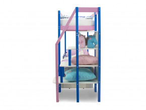 Двухъярусная кровать Svogen с ящиками синий-лаванда в Троицке - troick.magazinmebel.ru | фото - изображение 3