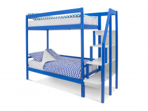 Двухъярусная кровать Svogen синий в Троицке - troick.magazinmebel.ru | фото - изображение 1