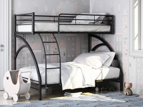 Двухъярусная кровать Виньола 2 Черная в Троицке - troick.magazinmebel.ru | фото - изображение 1