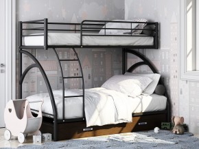 Двухъярусная кровать Виньола-2 Я черный в Троицке - troick.magazinmebel.ru | фото