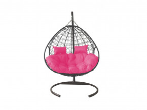 Кокон Для двоих с ротангом розовая подушка в Троицке - troick.magazinmebel.ru | фото