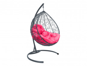 Кокон Капля ротанг розовая подушка в Троицке - troick.magazinmebel.ru | фото