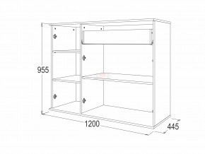 Комод 10 фант ясень анкор в Троицке - troick.magazinmebel.ru | фото - изображение 2