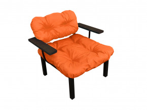 Кресло Дачное оранжевая подушка в Троицке - troick.magazinmebel.ru | фото