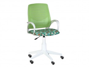 Кресло компьютерное Ирис white kids стандарт зеленый-Т-58 в Троицке - troick.magazinmebel.ru | фото - изображение 1