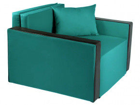 Кресло-кровать Милена с подлокотниками рогожка emerald в Троицке - troick.magazinmebel.ru | фото