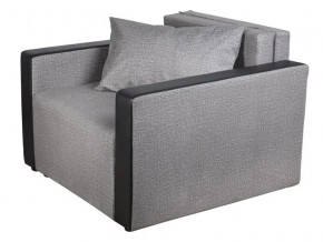 Кресло-кровать Милена с подлокотниками велюр серый в Троицке - troick.magazinmebel.ru | фото - изображение 1