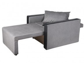 Кресло-кровать Милена с подлокотниками велюр серый в Троицке - troick.magazinmebel.ru | фото - изображение 2