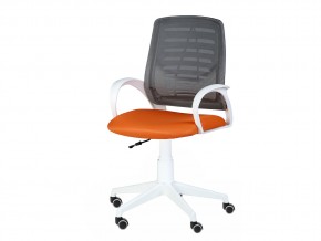 Кресло оператора Ирис white стандарт черный/оранжевый в Троицке - troick.magazinmebel.ru | фото - изображение 3
