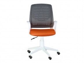 Кресло оператора Ирис white стандарт черный/оранжевый в Троицке - troick.magazinmebel.ru | фото - изображение 4