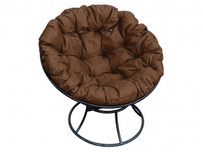 Кресло Папасан без ротанга коричневая подушка в Троицке - troick.magazinmebel.ru | фото