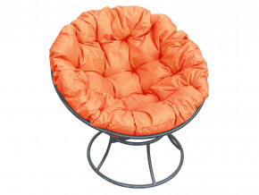 Кресло Папасан без ротанга оранжевая подушка в Троицке - troick.magazinmebel.ru | фото - изображение 1