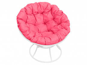Кресло Папасан без ротанга розовая подушка в Троицке - troick.magazinmebel.ru | фото