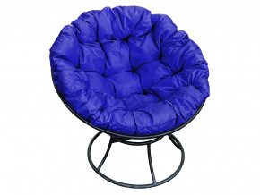 Кресло Папасан без ротанга синяя подушка в Троицке - troick.magazinmebel.ru | фото - изображение 1