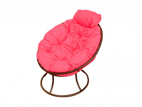 Кресло Папасан мини без ротанга розовая подушка в Троицке - troick.magazinmebel.ru | фото