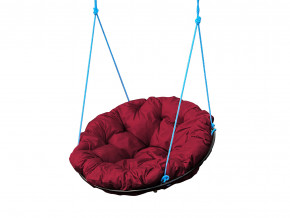 Кресло Папасан подвесное бордовая подушка в Троицке - troick.magazinmebel.ru | фото