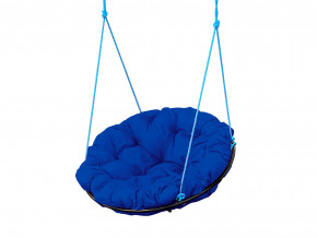 Кресло Папасан подвесное синяя подушка в Троицке - troick.magazinmebel.ru | фото