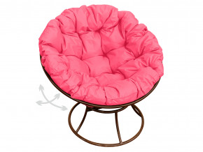 Кресло Папасан пружинка без ротанга розовая подушка в Троицке - troick.magazinmebel.ru | фото