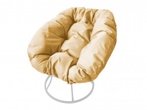 Кресло Пончик без ротанга бежевая подушка в Троицке - troick.magazinmebel.ru | фото - изображение 1