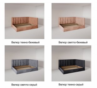 Кровать Вертикаль угловая 0.8 м с ортопедическим основанием в Троицке - troick.magazinmebel.ru | фото - изображение 6