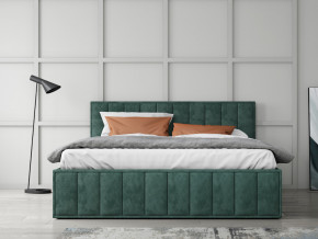 Кровать 1400 Лана зеленый велюр в Троицке - troick.magazinmebel.ru | фото - изображение 2