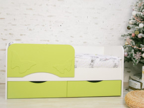 Кровать Бабочка белый/салатовый софт в Троицке - troick.magazinmebel.ru | фото - изображение 1