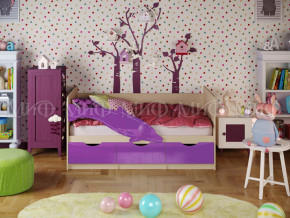 Кровать Дельфин-1 1800 Фиолетовый металлик в Троицке - troick.magazinmebel.ru | фото - изображение 1