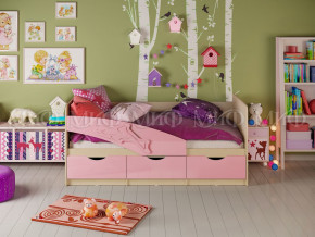 Кровать Дельфин 1600 Розовый металлик в Троицке - troick.magazinmebel.ru | фото