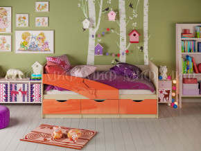 Кровать Дельфин 1800 Оранжевый металлик в Троицке - troick.magazinmebel.ru | фото