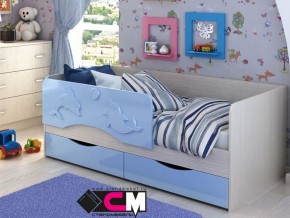 Кровать детская Алиса КР 812 голубая 1600 в Троицке - troick.magazinmebel.ru | фото