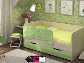 Кровать детская Алиса КР 812 зеленая 1600 в Троицке - troick.magazinmebel.ru | фото - изображение 1