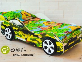 Кровать детская машина Хаки в Троицке - troick.magazinmebel.ru | фото - изображение 2