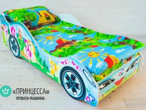 Кровать детская машинка Принцесса в Троицке - troick.magazinmebel.ru | фото - изображение 1