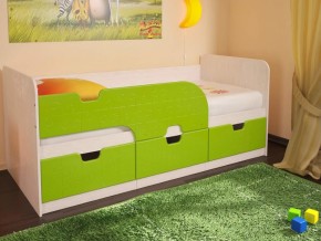 Кровать детская Минима лайм в Троицке - troick.magazinmebel.ru | фото