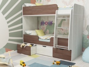 Кровать двухъярусная Малыш двойняшка винтерберг-бодега в Троицке - troick.magazinmebel.ru | фото