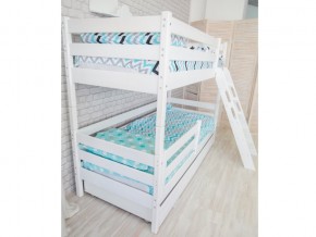 Кровать двухъярусная Сонечка с наклонной лестницей и ящиками в Троицке - troick.magazinmebel.ru | фото - изображение 3