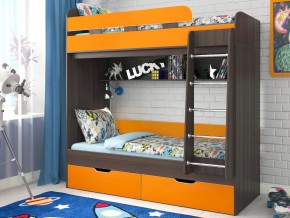 Кровать двухъярусная Юниор 5 Бодего-Оранжевый в Троицке - troick.magazinmebel.ru | фото - изображение 1