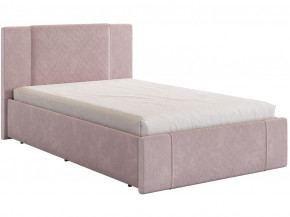 Кровать Хлоя 1200 велюр нежно-розовый в Троицке - troick.magazinmebel.ru | фото